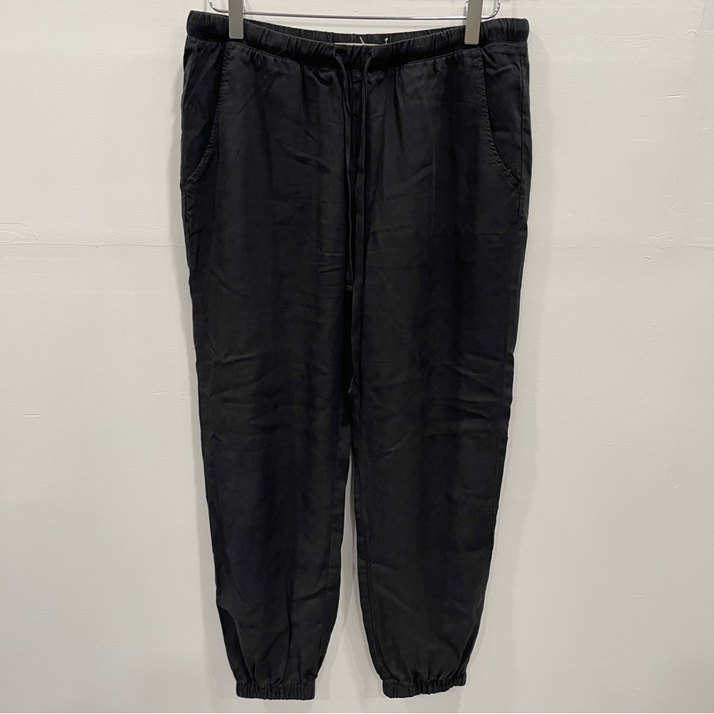 Cloth & Stone Black Jogger Pants Drawstring Tencel Medium